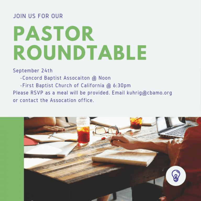 Pastor Round Table